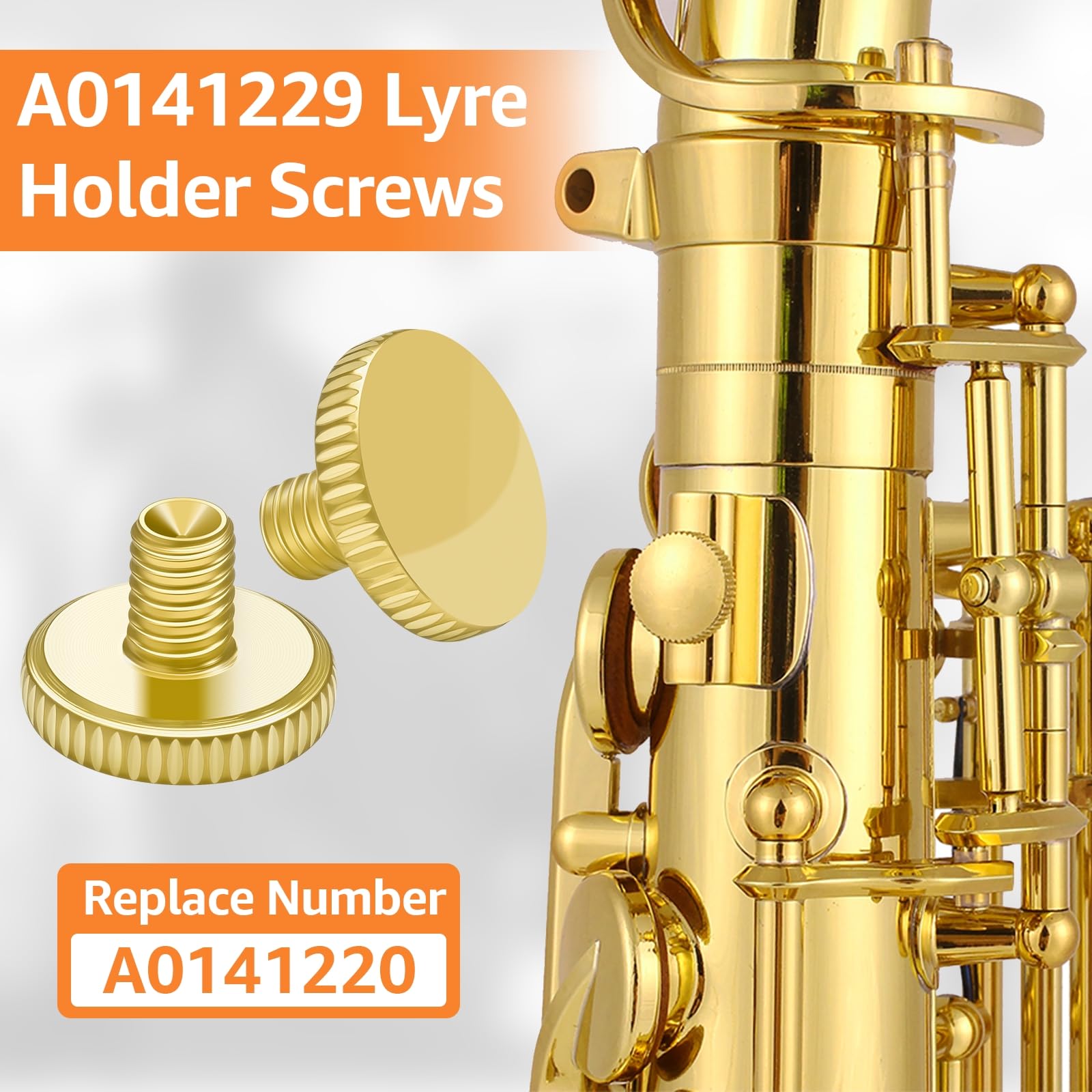 Amazon.com: 10PCS A0141229 Brass Lyre Holder Screws for Yamaha